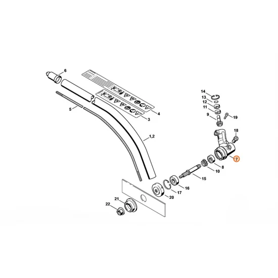 STIHL  Obudowa przekładni 4133 641 0306